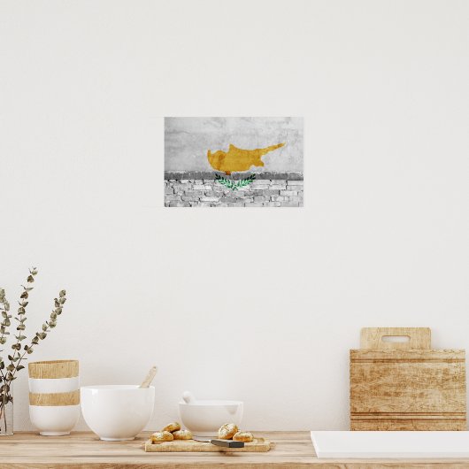Zypern-Mauer Poster (Küche)
