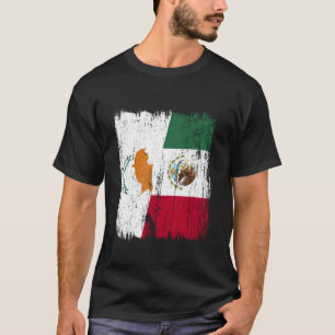 Zypern Mexiko Halbflagge Zyprisch-mexikanisches Er T-Shirt