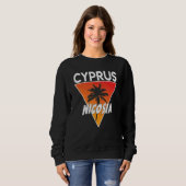 Zypern mit sonnigen Farben Sweatshirt (Vorne ganz)