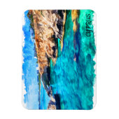 Zypern Mittelmeer Landschaftsreise Magnet (Vertikal)