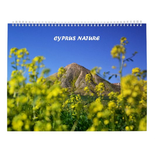 Zypern Natur Landschaften Kalender (Rückseite)