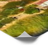 Zypern Pissouri Bay Panoramasicht Fotografie Poster (Ecke)