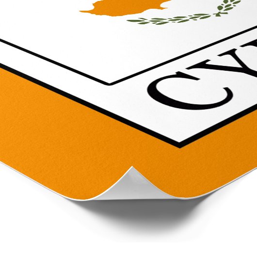 Zypern Poster (Ecke)