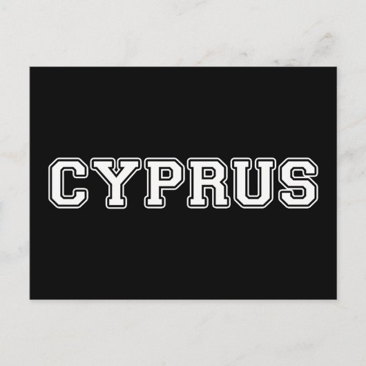 Zypern Postkarte (Vorderseite)