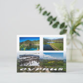 Zypern-Postkarte Postkarte (Stehend Vorderseite)