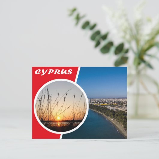 Zypern-Postkarte Postkarte (Stehend Vorderseite)