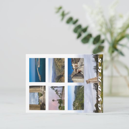 Zypern-Postkarte Postkarte (Stehend Vorderseite)