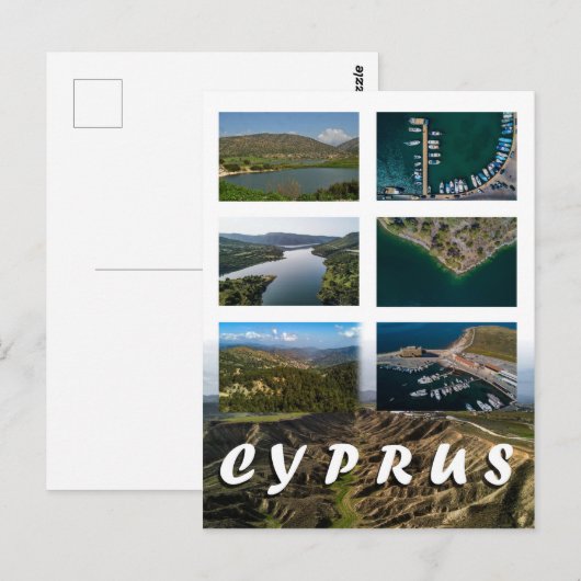 Zypern-Postkarte Postkarte (Vorne/Hinten)