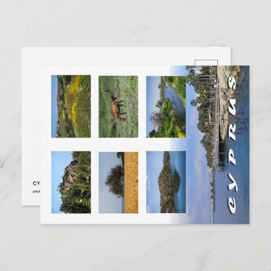 Zypern-Postkarte Postkarte (Vorne/Hinten)