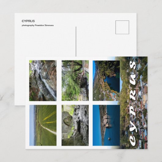 Zypern-Postkarte Postkarte (Vorne/Hinten)