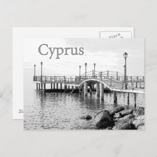 Zypern-Postkarte Postkarte (Vorne/Hinten)