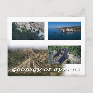Zypern Postkartengeologie Zyperns Postkarte