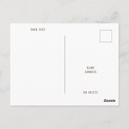 Zypern RetZypern Vintage Postkarte (Rückseite)