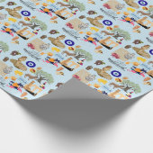 Zypern Symbole für Reisende Geschenkpapier (Ecke)