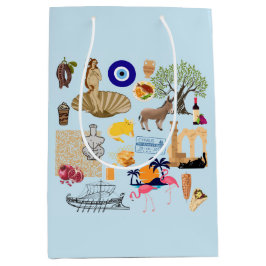 Zypern Symbole für Reisende Mittlere Geschenktüte