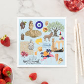 Zypern Symbole für Reisende Serviette (Beispiel)