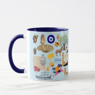 Zypern Symbole Reise Liebhaber Tasse