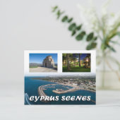 Zypern-Szenen Postkarte (Stehend Vorderseite)