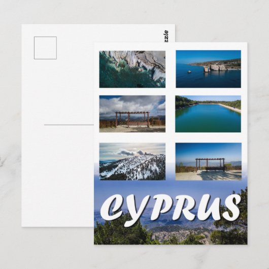 Zypern-Szenen Postkarte (Vorne/Hinten)