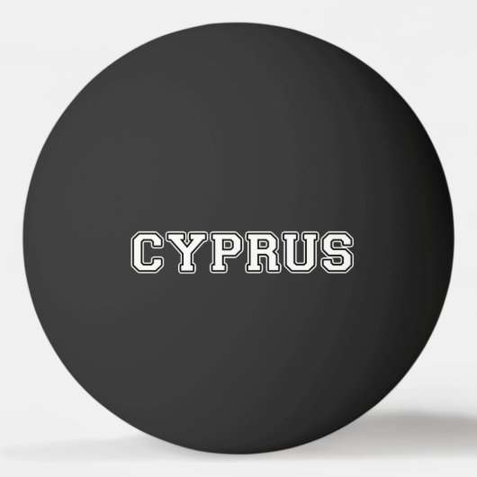 Zypern Tischtennisball (Vorderseite)