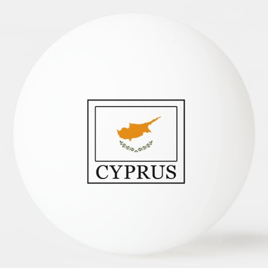 Zypern Tischtennisball (Vorderseite)