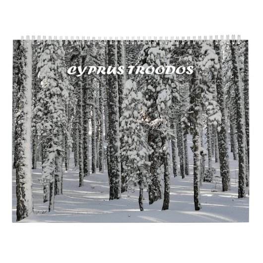 Zypern Troodos Kalender (Rückseite)