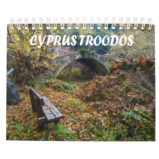 Zypern Troodos-Kalender Kalender (Rückseite)