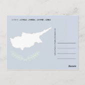 Zypern Troodos Postkarte (Rückseite)
