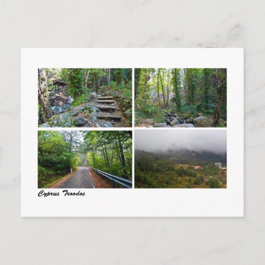 Zypern Troodos Postkarte (Vorderseite)