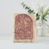 Zypern Vintage Briefmarke Holzschnitzerei (Stehend Vorderseite)