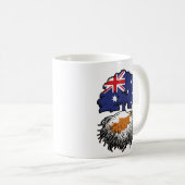 Zypern-Zyprer Australian Australia Tree Roots Kaffeetasse (VorderseiteRechts)