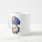 Zypern-Zyprer Australian Australia Tree Roots Kaffeetasse (Vorderseite Links)