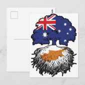 Zypern-Zyprer Australian Australia Tree Roots Postkarte (Vorne/Hinten)