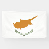 Zypernflagge Banner (Horizontal)