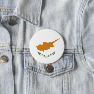 Zypernflagge Button