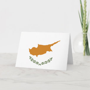 Zypernflagge Dankeskarte