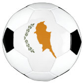 Zypernflagge Fußball (Gedreht)
