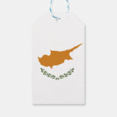 Zypernflagge Geschenkanhänger (Rückseite)