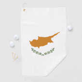 Zypernflagge Golfhandtuch (Insitu)