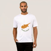 Zypernflagge T-Shirt (Vorne ganz)