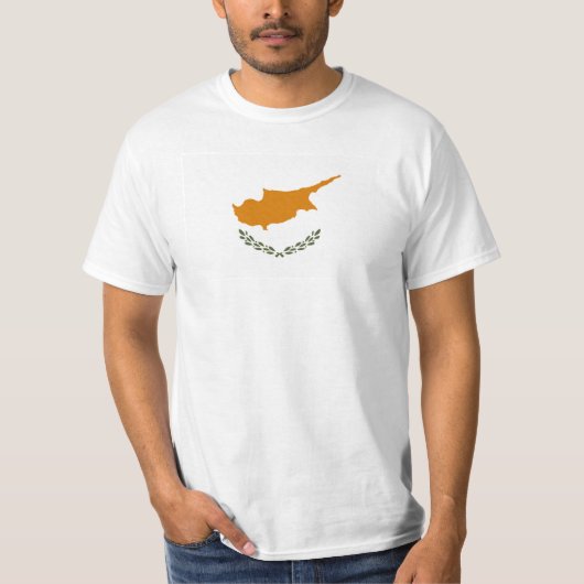 Zypernflagge T-Shirt (Vorderseite)