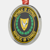 Zypernrunde Embleme Ornament Aus Metall (Links)