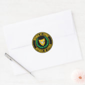 Zypernrunde Embleme Runder Aufkleber (Umschlag)