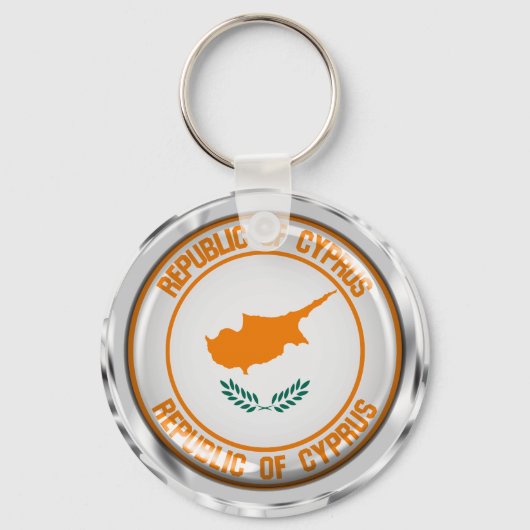 Zypernrunde Embleme Schlüsselanhänger (Vorderseite)