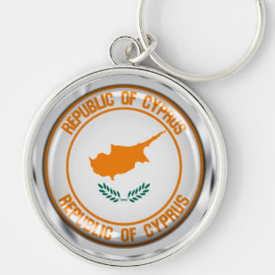 Zypernrunde Embleme Schlüsselanhänger