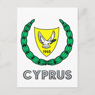 Zyprer Emblem Postkarte