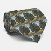 Zypresse-Bäume durch Van Gogh Krawatte (Gerollt)