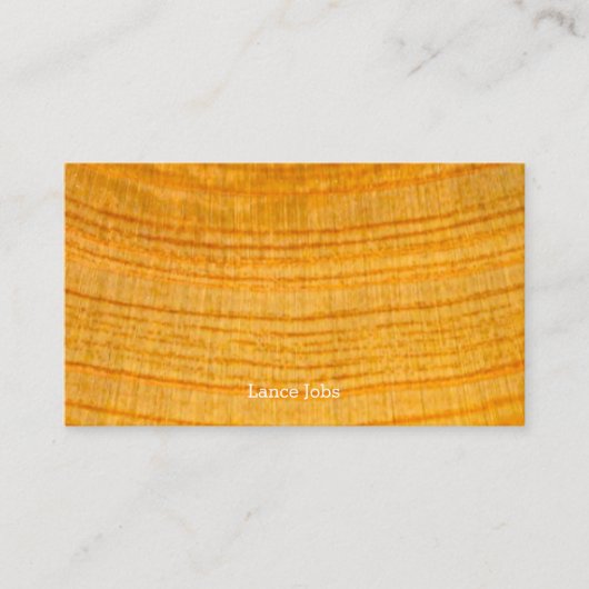 Zypresse-Holz-Beschaffenheit Visitenkarte (Vorderseite)
