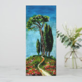 ZYPRESSEBÄUME UND MEDITERRANISCHER PINE IN DER Tos Einladung (Stehend Vorderseite)