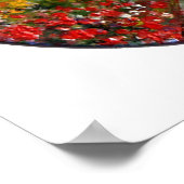 ZYPRESSEBÄUME UND -POPPIEN IN DER TUSKANISCHEN RUN POSTER (Ecke)